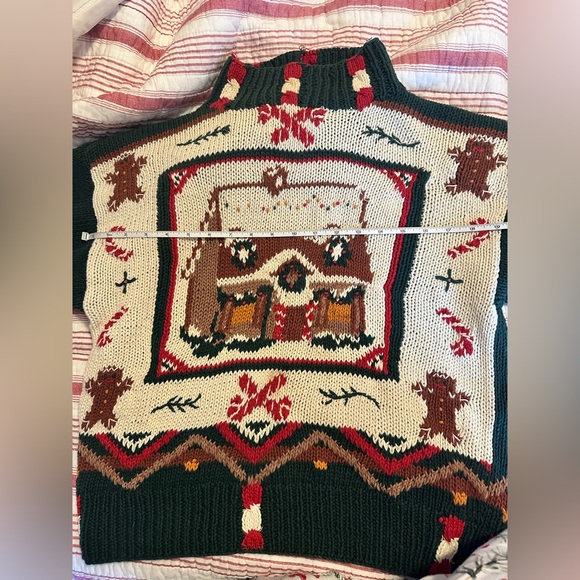 Vintage Woolrich gingerbread house Christmas holiday
sweater M - Picture 12 of 13